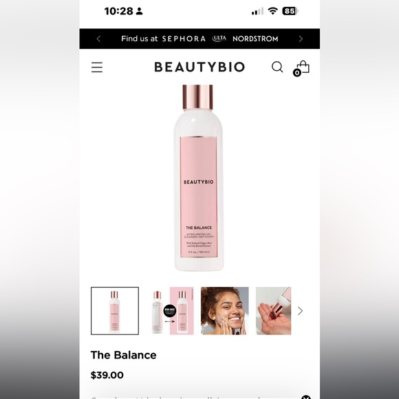 BeautyBio The Balance pH Balancing Cleanser - Pink - Picture 2 of 2